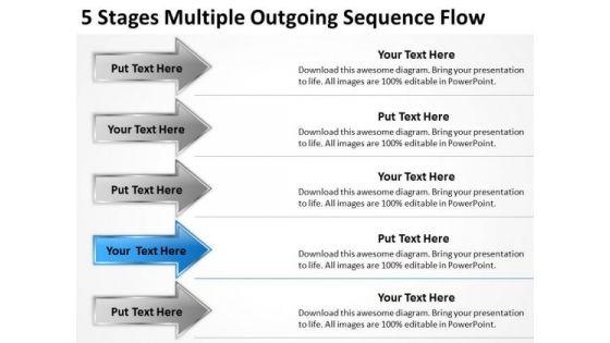 5_stages_multiple_outgoing_sequence_flow_franchise_business_plan_sample_powerpoint_slides_1.jpg