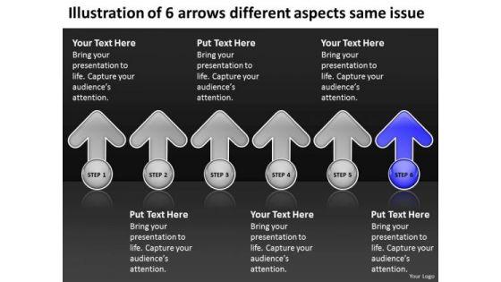 6_arrows_different_aspects_same_issue_ppt_sample_business_plan_powerpoint_templates_1.jpg