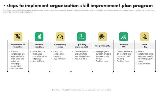 7_Steps_To_Implement_Organization_Skill_Improvement_Plan_Program_Infographics_PDF_Slide_1.jpg