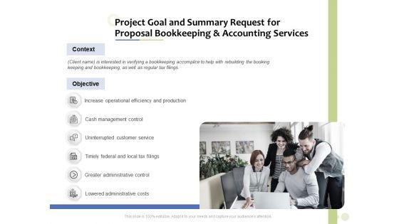 Accounting_And_Tax_Services_Project_Goal_And_Summary_Request_For_Bookkeeping_And_Accounting_Services_Summary_PDF_Slide_1.jpg