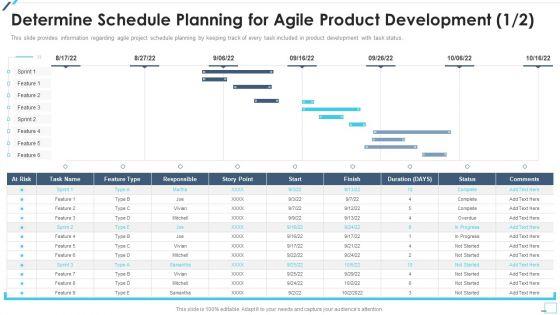 Agile_Project_Playbook_Presentation_Determine_Schedule_Planning_For_Agile_Product_Development_Graphics_PDF_Slide_1.jpg
