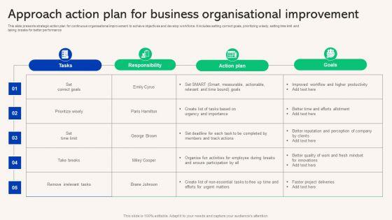Approach_Action_Plan_For_Business_Organisational_Improvement_Pictures_PDF_Slide_1.jpg