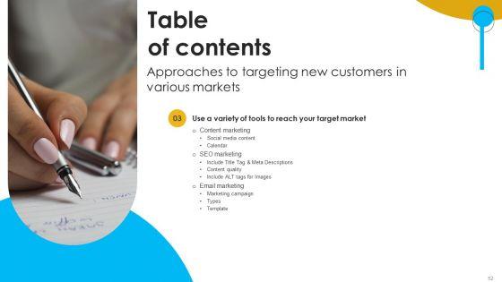 Approaches_To_Targeting_New_Customers_In_Various_Markets_Ppt_PowerPoint_Presentation_Complete_Deck_With_Slides_Slide_52.jpg