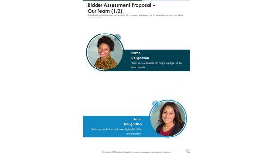 Bidder_Assessment_Proposal_Our_Team_One_Pager_Sample_Example_Document_Slide_1.jpg