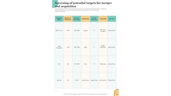 Complete_Guide_Of_Business_Mergers_And_Acquisitions_Playbook_Template_Slide_10.jpg