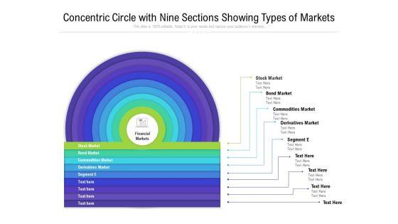 Concentric_Circle_With_Nine_Sections_Showing_Types_Of_Markets_Ppt_PowerPoint_Presentation_File_Show_PDF_Slide_1.jpg