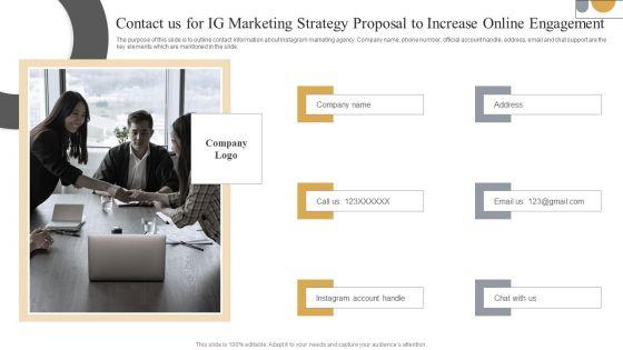 Contact_Us_For_IG_Marketing_Strategy_Proposal_To_Increase_Online_Engagement_Introduction_PDF_Slide_1.jpg