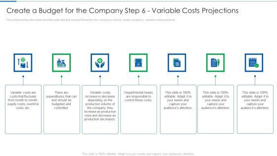 Create_A_Budget_For_The_Company_Step_6_Variable_Costs_Projections_Professional_PDF_Slide_1.jpg