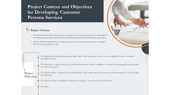 Creating_Buyer_Persona_Project_Context_And_Objectives_For_Developing_Customer_Persona_Services_Diagrams_PDF_Slide_1.jpg