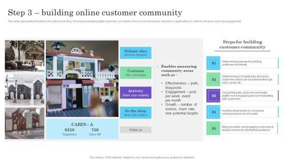 Cultural_Branding_Marketing_Strategy_To_Increase_Lead_Generation_Step_3_Building_Online_Customer_Community_Infographics_PDF_Slide_1.jpg