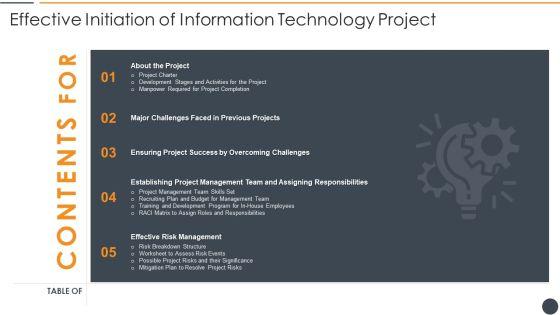Effective_Initiation_Of_Information_Technology_Project_Table_Of_Contents_Diagrams_PDF_Slide_1.jpg