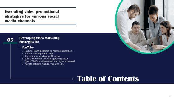 Executing_Video_Promotional_Strategies_For_Various_Social_Media_Channels_Ppt_PowerPoint_Presentation_Complete_Deck_With_Slides_Slide_33.jpg