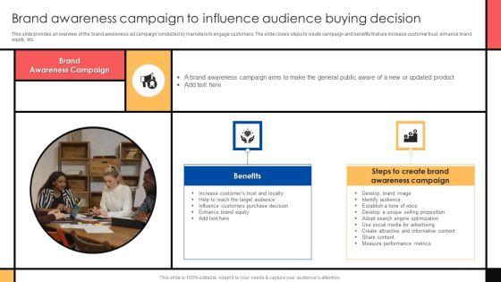Guide_To_Create_Advertising_Campaign_For_Client_Engagement_Brand_Awareness_Campaign_To_Influence_Audience_Elements_PDF_Slide_1.jpg