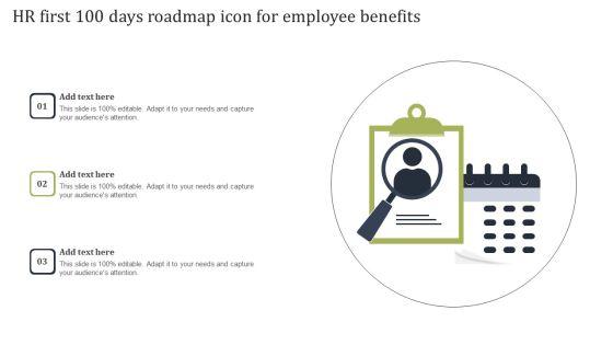 HR_First_100_Days_Roadmap_Icon_For_Employee_Benefits_Elements_PDF_Slide_1.jpg