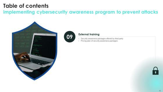 Implementing_Cybersecurity_Awareness_Program_To_Prevent_Attacks_Ppt_PowerPoint_Presentation_Complete_Deck_With_Slides_Slide_42.jpg