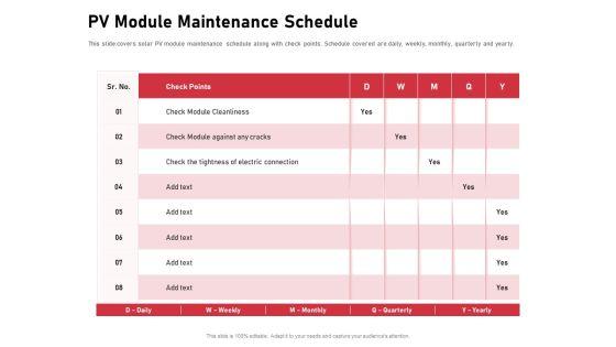 Incorporating_Solar_PV_Commercial_Building_PV_Module_Maintenance_Schedule_Ppt_Ideas_Microsoft_PDF_Slide_1.jpg