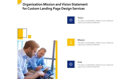 Landing_Page_Design_Optimization_Organization_Mission_And_Vision_Statement_For_Custom_Landing_Page_Design_Services_Mockup_PDF_Slide_1.jpg