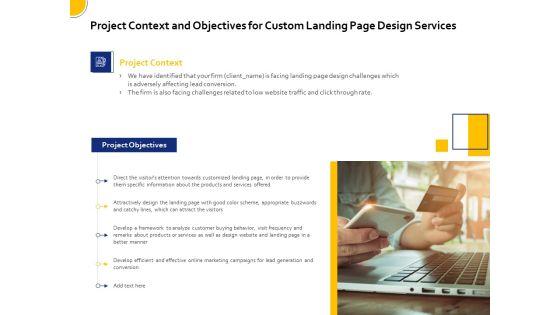 Landing_Page_Design_Optimization_Project_Context_And_Objectives_For_Custom_Landing_Page_Design_Services_Information_PDF_Slide_1.jpg