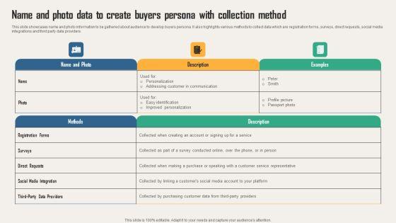 Name_And_Photo_Data_To_Create_Buyers_Persona_With_Collection_Method_Clipart_PDF_Slide_1.jpg