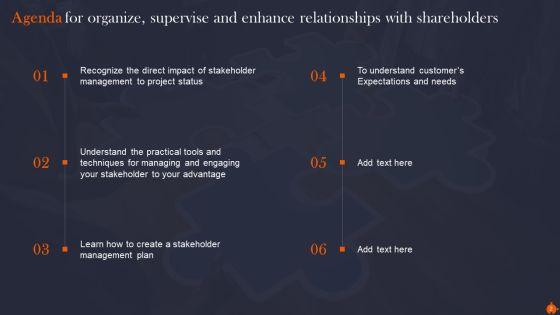 Organize_Supervise_And_Enhance_Relationships_With_Shareholders_Ppt_PowerPoint_Presentation_Complete_Deck_With_Slides_Slide_2.jpg