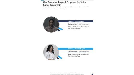 Our_Team_For_Project_Proposal_For_Solar_Panel_Sales_One_Pager_Sample_Example_Document_Slide_1.jpg