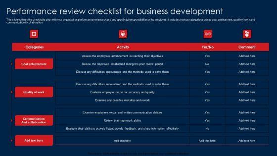 Performance_Review_Checklist_For_Business_Development_Summary_PDF_Slide_1.jpg