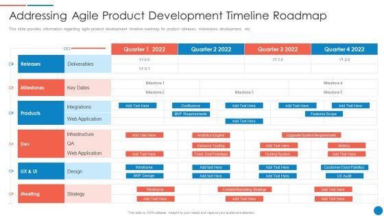 Playbook_For_Lean_Agile_Project_Administration_Addressing_Agile_Product_Development_Timeline_Roadmap_Graphics_PDF_Slide_1.jpg