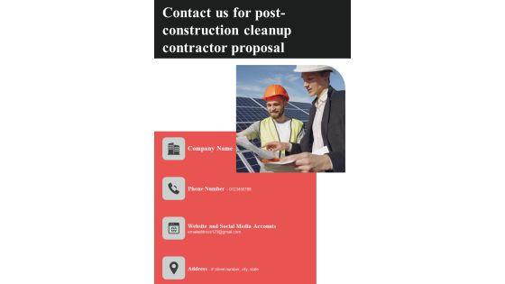 Proposal_For_Post_Construction_Cleanup_Contractor_Example_Document_Report_Doc_Pdf_Ppt_Slide_15.jpg