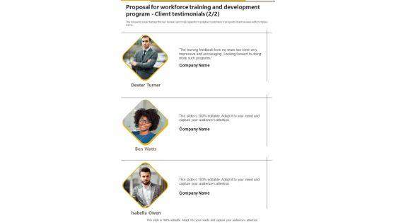 Proposal_For_Workforce_Training_And_Development_Program_Client_Testimonials_One_Pager_Sample_Example_Document_Slide_2.jpg
