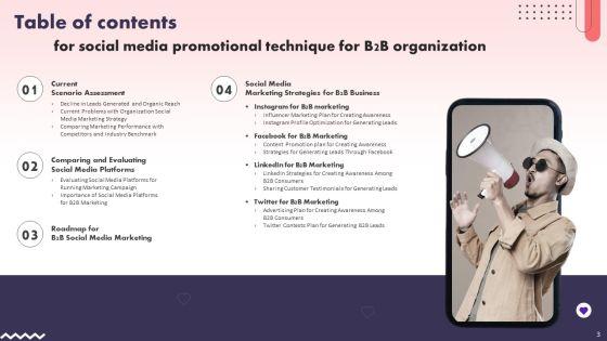 Social_Media_Promotional_Technique_For_B2B_Organization_Ppt_PowerPoint_Presentation_Complete_Deck_With_Slides_Slide_3.jpg