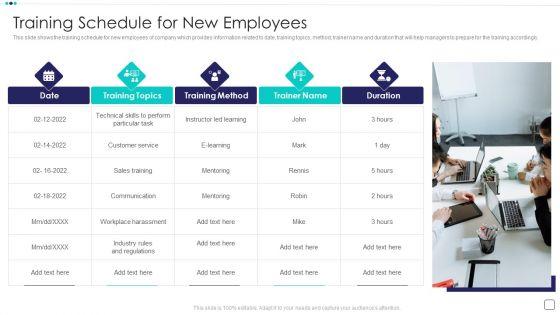 Steps_Of_Employee_Hiring_Process_For_HR_Management_Training_Schedule_For_New_Employees_Brochure_PDF_Slide_1.jpg