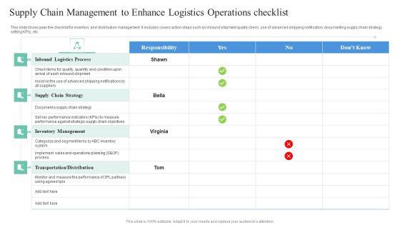 Supply_Chain_Management_To_Enhance_Logistics_Operations_Checklist_Brochure_PDF_Slide_1.jpg