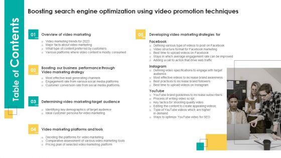 Table_Of_Contents_Boosting_Search_Engine_Optimization_Using_Video_Promotion_Techniques_Information_PDF_Slide_1.jpg