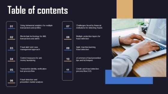 Table_Of_Contents_Ensuring_Organizational_Safety_Using_AML_Transaction_Template_PDF_Slide_1.jpg