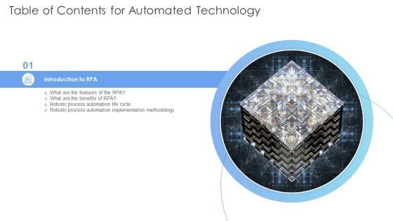 Table_Of_Contents_For_Automated_Technology_Cycle_Information_PDF_Slide_1.jpg
