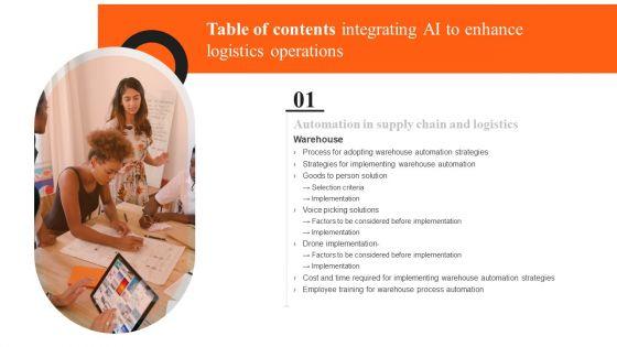 Table_Of_Contents_Integrating_AI_To_Enhance_Logistics_Operations_Icons_PDF_Slide_1.jpg