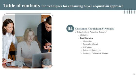 Techniques_For_Enhancing_Buyer_Acquisition_Approach_Ppt_PowerPoint_Presentation_Complete_Deck_With_Slides_Slide_14.jpg