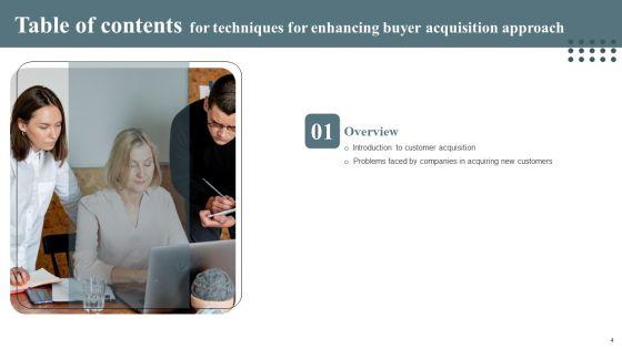 Techniques_For_Enhancing_Buyer_Acquisition_Approach_Ppt_PowerPoint_Presentation_Complete_Deck_With_Slides_Slide_4.jpg