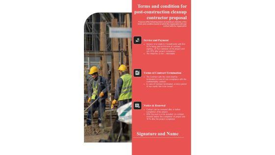 Terms_And_Condition_For_Post_Construction_Cleanup_Contractor_Proposal_One_Pager_Sample_Example_Document_Slide_1.jpg
