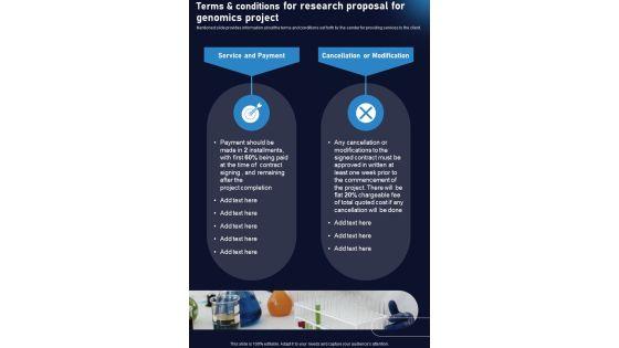 Terms_And_Conditions_For_Research_Proposal_For_Genomics_Project_One_Pager_Sample_Example_Document_Slide_1.jpg