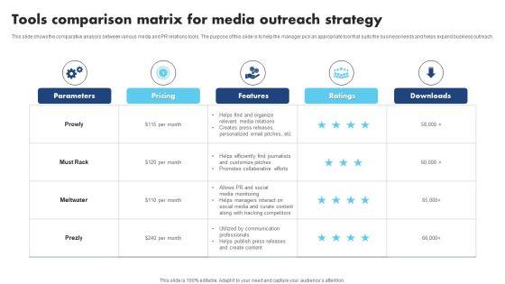Tools_Comparison_Matrix_For_Media_Outreach_Strategy_Icons_PDF_Slide_1.jpg