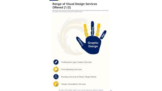 Visual_Designing_Freelancing_Proposal_Range_Of_Visual_Design_Services_One_Pager_Sample_Example_Document_Slide_1.jpg