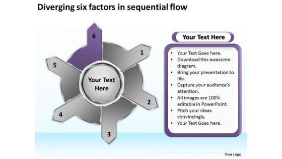 diverging_six_factors_sequential_flow_circular_arrow_process_powerpoint_slides_1.jpg