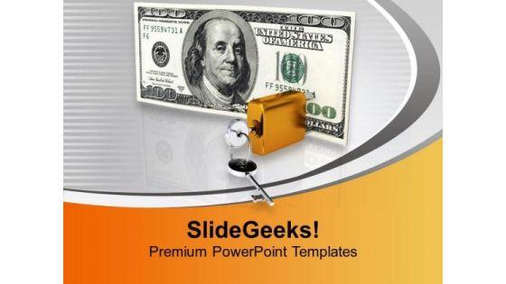 dollar_bill_with_lock_key_security_powerpoint_templates_ppt_backgrounds_for_slides_0113_title.jpg