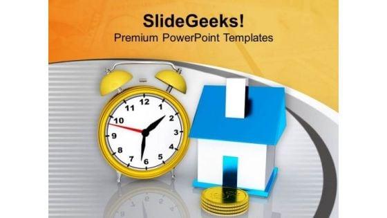 home_model_with_red_alarm_clock_powerpoint_templates_ppt_backgrounds_for_slides_0713_title.jpg