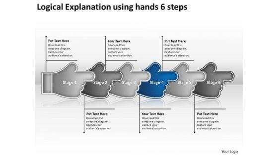 logical_explanation_using_hands_6_steps_microsoft_flowchart_powerpoint_slides_1.jpg