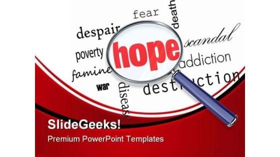searching_for_hope_metaphor_powerpoint_themes_and_powerpoint_slides_0811_title.jpg