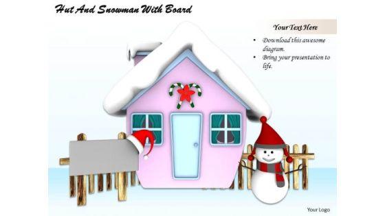 stock_photo_hut_with_snowman_winter_season_powerpoint_slide_1.jpg