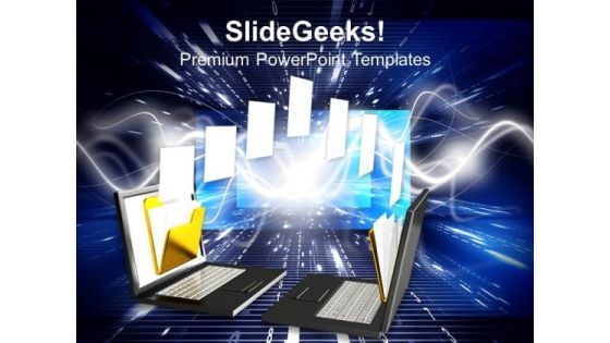 3d File Sharing Network Concept PowerPoint Templates And PowerPoint Themes 1012 3d File Sharing Network Concept PowerPoint Templates And PowerPoint Themes 1012