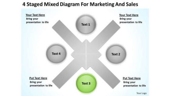 4 Staged Mixed Diagram For Marketing And Sales Ppt Simple Business Plans PowerPoint Slides 4 Staged Mixed Diagram For Marketing And Sales Ppt Simple Business Plans PowerPoint Slides